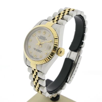 Image 2 of Rolex Datejust 26mm 'Full-Set'; Goud/stalen dames horloge