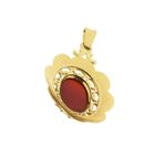 Image 4 of Gold pendant with carnelian | Vintage