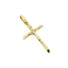 Image 9 of Gold pendant of a cross with corpus | INRI