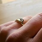 Image 10 of Gold ring with zirconia