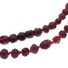 Image 5 of Antique glass bead necklace with gold clasp