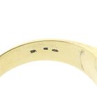 Image 8 of Gold men's signet ring with zirconia