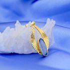 Image 2 of Gold pendant with Aquamarine