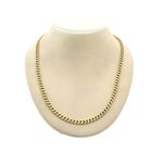 Image 1 of Gold gourmet link chain | 52 cm