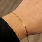 Image 8 of Gold Figaro link bracelet