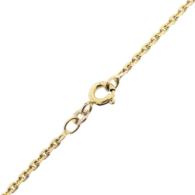 Image 7 of 8 carat anchor link necklace; 60.5 cm