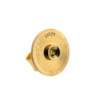 Image 6 of Gold stud earrings with cultured pearl