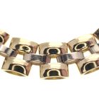 Image 6 of Two-tone gold Bismarck link bracelet | 19 cm