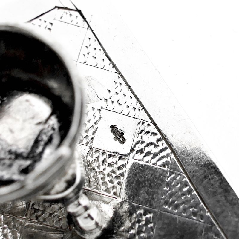 Image 6 of Antique Amsterdam silver statuette of a lady