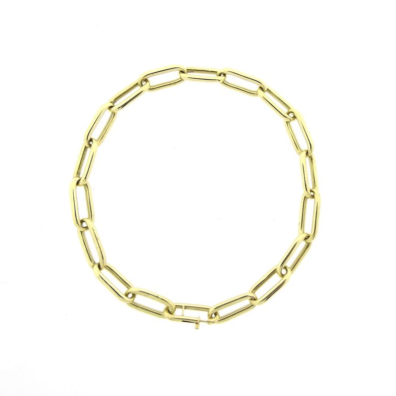 Image 3 of Gold closed forever link bracelet