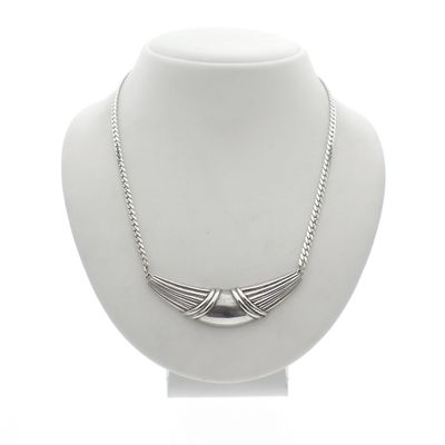 Silver necklace with fixed pendant | 43 cm Image 1 of Silver necklace with fixed pendant | 43 cm