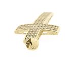 Image 6 of Gold cross with zirconia