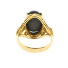 Image 4 of Gold ring with black labradorite