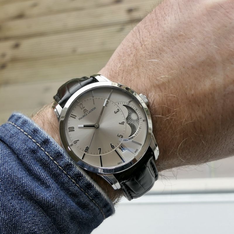 Image 17 of Maurice Lacroix Pontos Decentrique Phase de Lune PT6318; Automatic men's watch