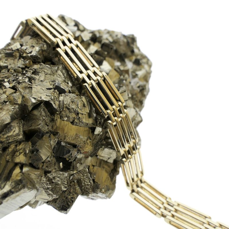 Image 2 of Golden fantasy link bracelet | 21 cm