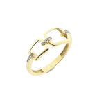 Image 1 of Gold fantasy ring with zirconia