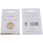 Image 2 of LOX; Safety clasps for earrings; gold-colored (2 pairs)