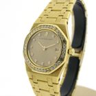 Image 2 of Audemars Piguet Royal Oak 66319BA; 18k gold women's watch with diamonds