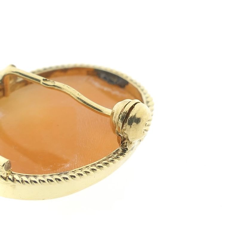 Image 6 of Gold brooch/pendant with cameo