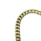 Image 3 of Long gold gourmet link necklace