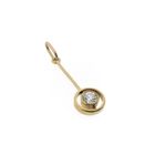 Image 4 of Gold pendant with diamond | 0.20 ct.