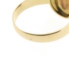 Image 5 of Vintage gold men's ring with garnet stones