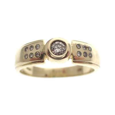 Image 2 of Vintage gold ring | 0.25 ct. diamonds
