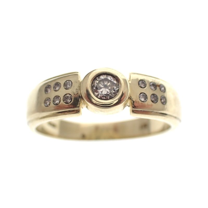 Image 2 of Vintage gold ring | 0.25 ct. diamonds