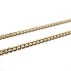 Image 6 of 18K Gold Flat Gourmet Link Chain | 51 cm