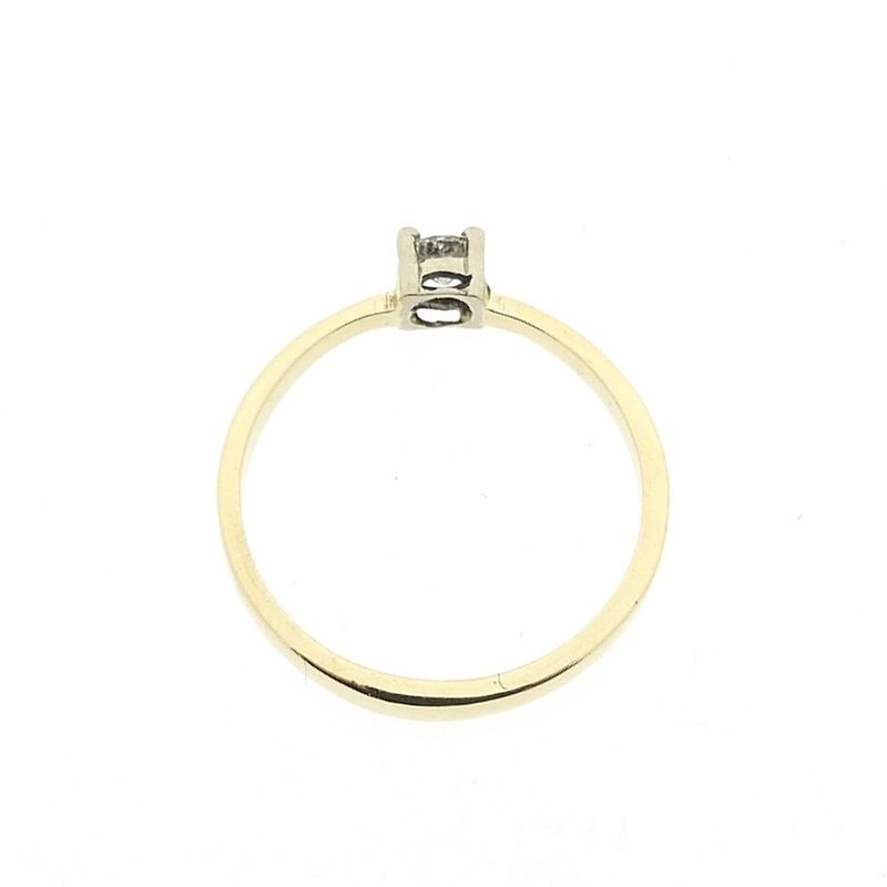 Image 5 of Gold solitaire ring with diamond | 0.18 ct.