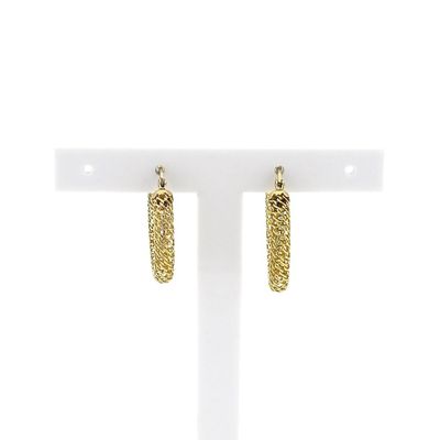 Gold earrings; Ø 23.5 mm Image 2 of Gold earrings; Ø 23.5 mm