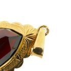 Image 9 of Vintage gold pendant with garnet.