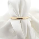 Image 2 of Gold smooth slave bracelet | Ø 64 mm