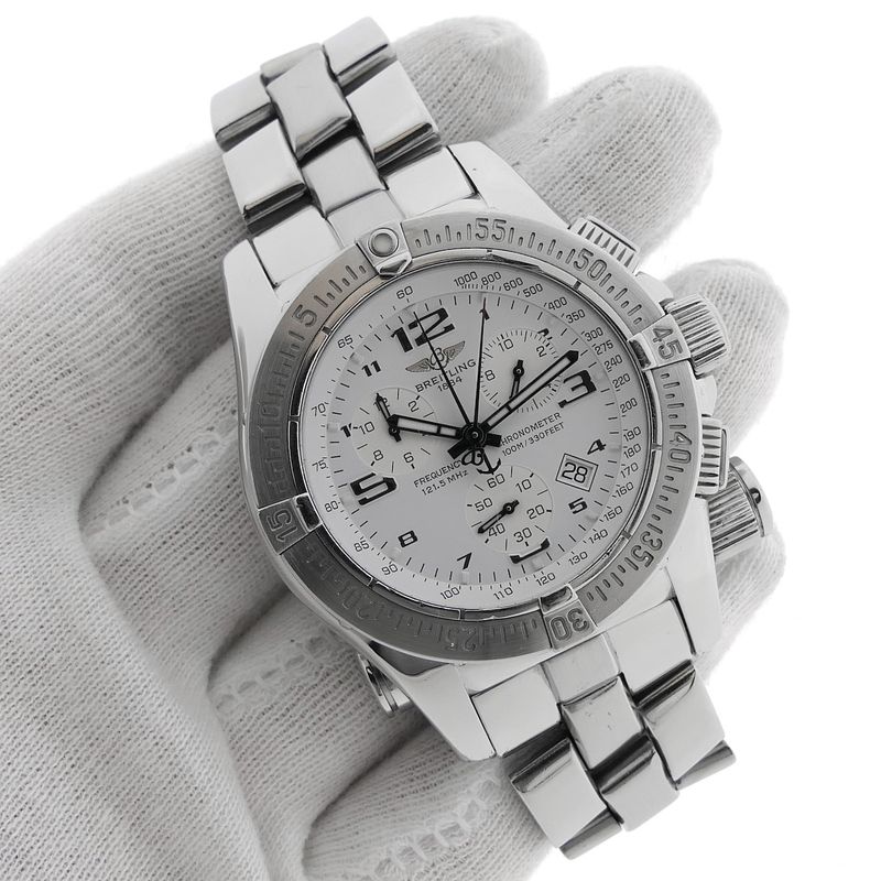 Image 13 of Breitling Emergency Mission A73321; Chronograph men's watch with emergency transmitter