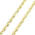 Afbeelding 6 van Gouden valkenoog schakelketting | 50 cm