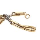 Image 6 of Two-tone solid gold link bracelet | 19 cm
