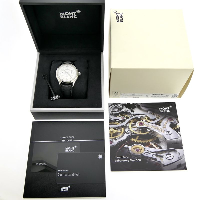 Image 19 of Montblanc Heritage Monopusher Chronograph 119952; Automatic men's watch with chronograph