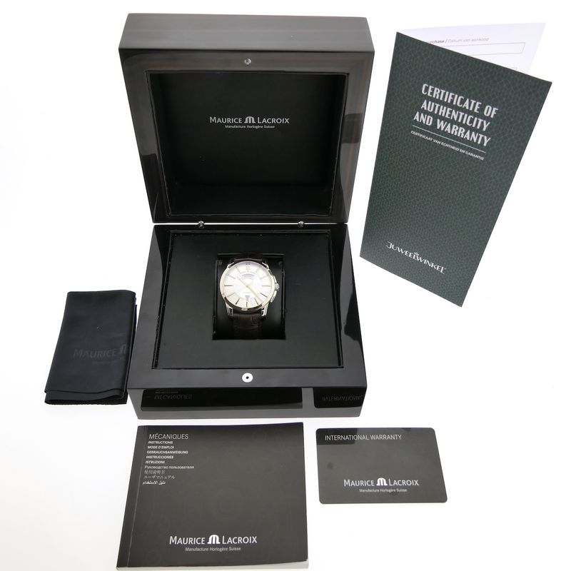 Image 4 of Maurice Lacroix Pontos 'Day-Date' PT6158; Automatic 18k gold/steel men's watch