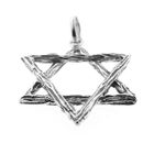 Image 3 of Silver pendant of a Star of David
