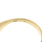 Image 8 of Golden men's pinky ring set with diamond; 0.02 ct.