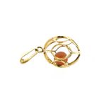 Image 6 of Gold pendant with carnelian