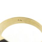 Image 7 of Gold men's signet ring with onyx