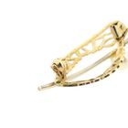 Image 4 of Vintage two-tone gold brooch with pearl