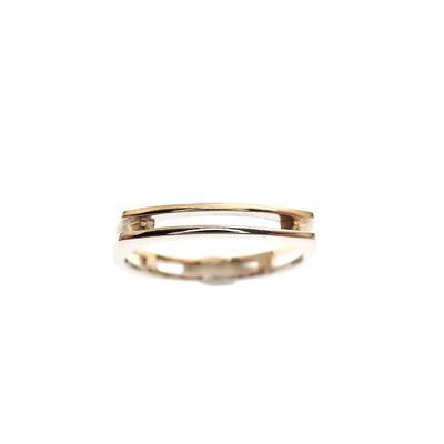 Image 2 of Two-tone gold ring