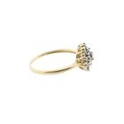 Image 5 of Gold entourage ring with diamond | 0.095 ct.