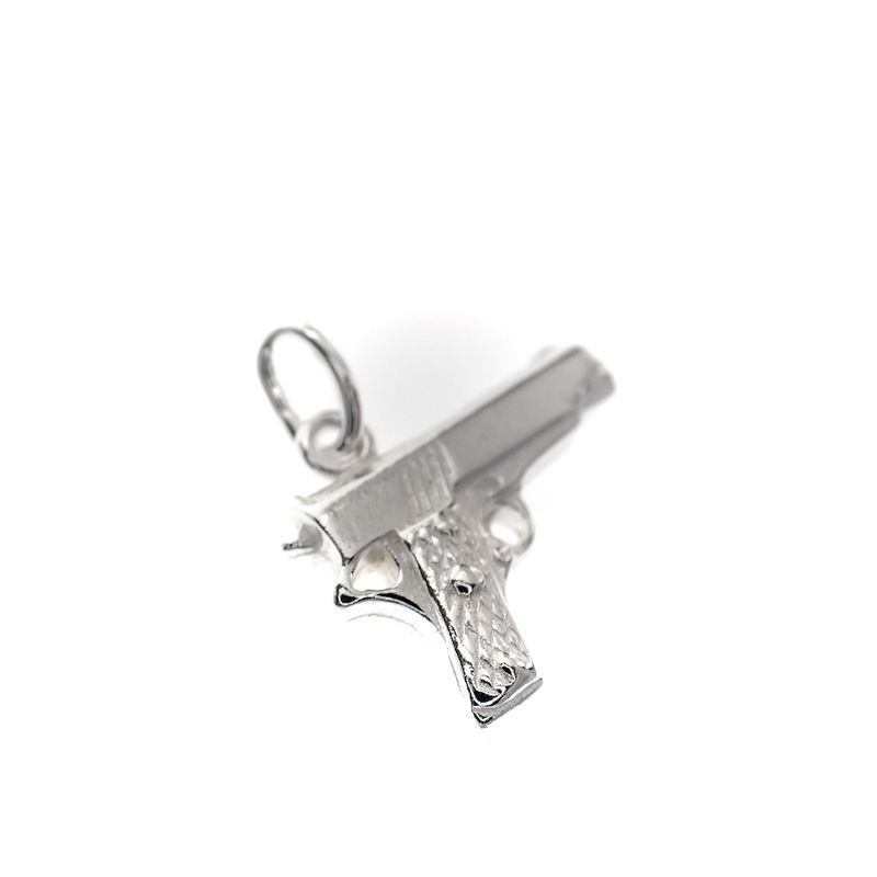 Image 2 of Silver charm; Pistol