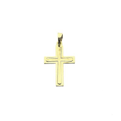 Image 1 of Gold pendant of a cross