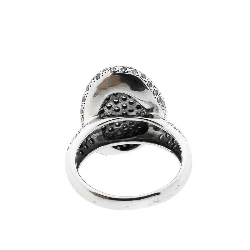 Image 5 of White gold cocktail ring with diamonds 0.90 ct.
