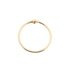 Image 5 of Rose gold solitaire ring with yellow diamond; 0.04 ct.