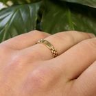 Image 11 of Golden Bismarck link ring